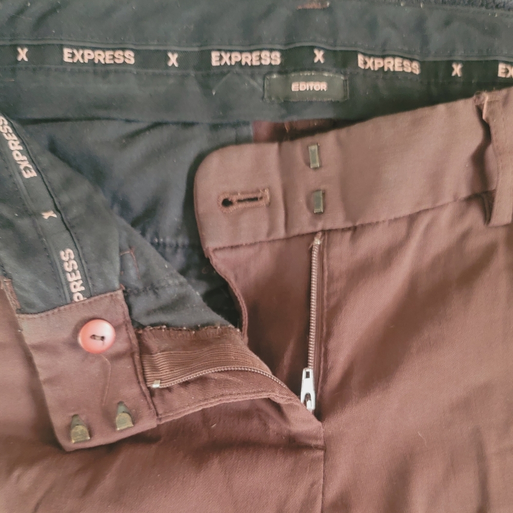 Express Design Studio Editor Capri Stretchy Pant … - image 4